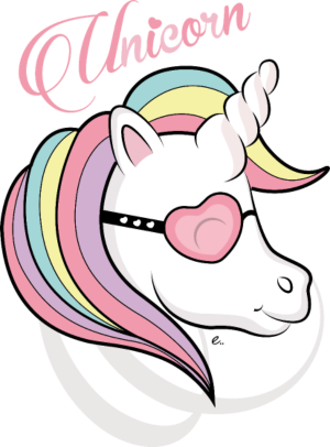 Personnaliser Tee Shirt Unicorn - T-shirt (300x406), Png Download