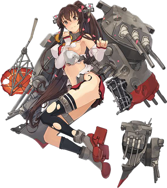 Bb Yamato 131 Full Damaged - Kancolle Yamato Damaged (600x650), Png Download