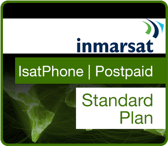 Isatphone Postpaid Airtime Standard Plan - Bluecosmo Inmarsat Isatphone Sim Card (379x332), Png Download