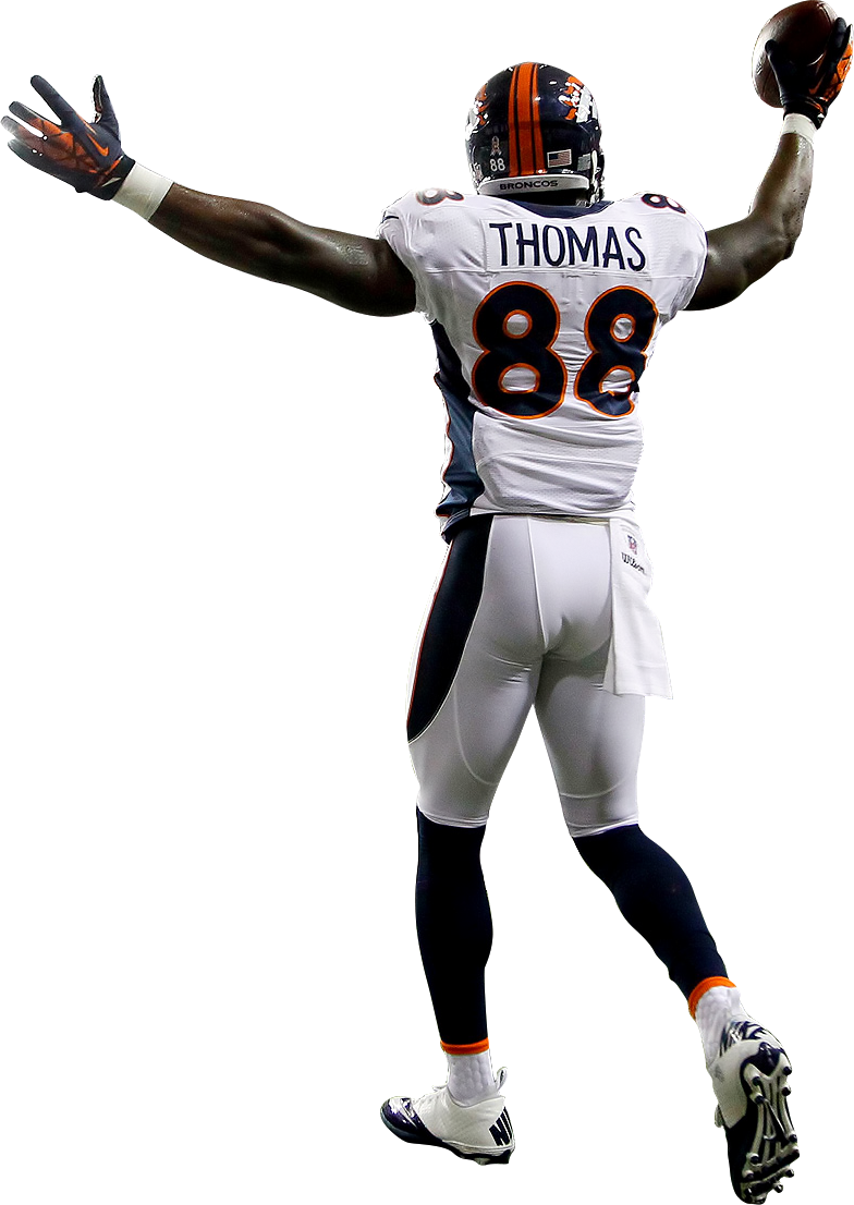 Demaryius Thomas White Background (784x1106), Png Download