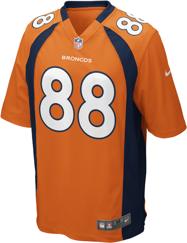 Nike Nfl Denver Broncos Men's Football Home Game Jersey - Demaryius Thomas Denver Broncos Nike Team Color Game (1000x1000), Png Download