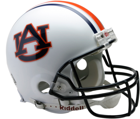 Auburn Tigers Full Size Authentic Proline Ncaa Helmet - Auburn Tigers Football Helmet (475x429), Png Download