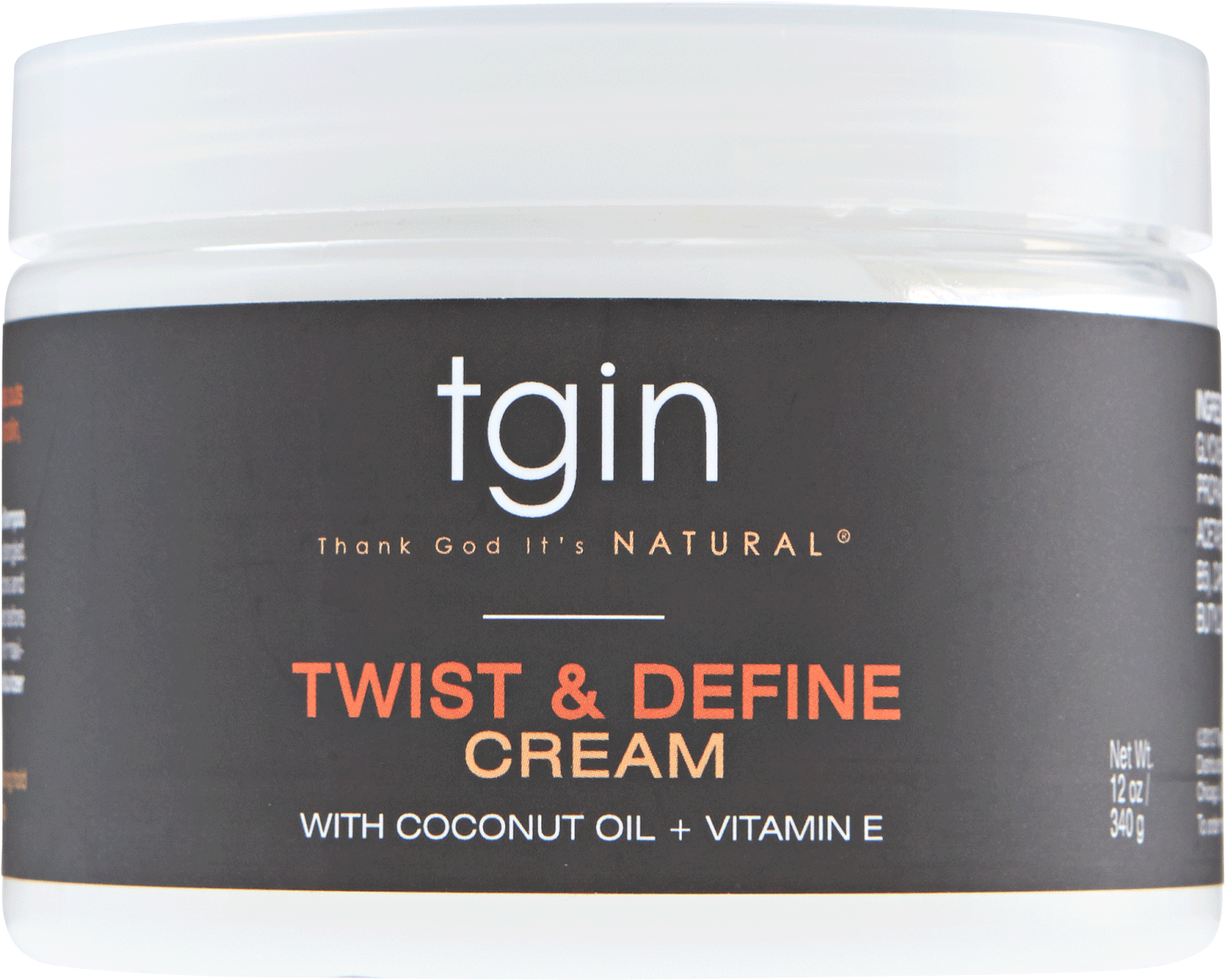 Tgin Twist And Define Cream For Natural Hair 12 Oz (1500x1500), Png Download