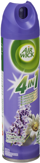 Airwick 4 In 1 Aerosol Air Freshener, 8 Oz, Lavender (600x600), Png Download
