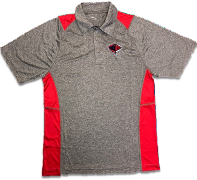 Men's Sc Stingrays Gray Polo - Polo Shirt (403x401), Png Download