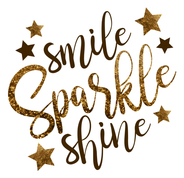 Glowedititdancing With Glow Sticks - Smile Sparkle Shine Wall Calendar (1024x1024), Png Download