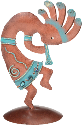 Kokopelli 6" Decoration - New Mexico Kokopelli (522x493), Png Download