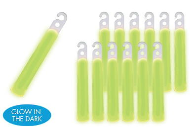 4" Glow Sticks Necklaces - Glow Stick (396x396), Png Download