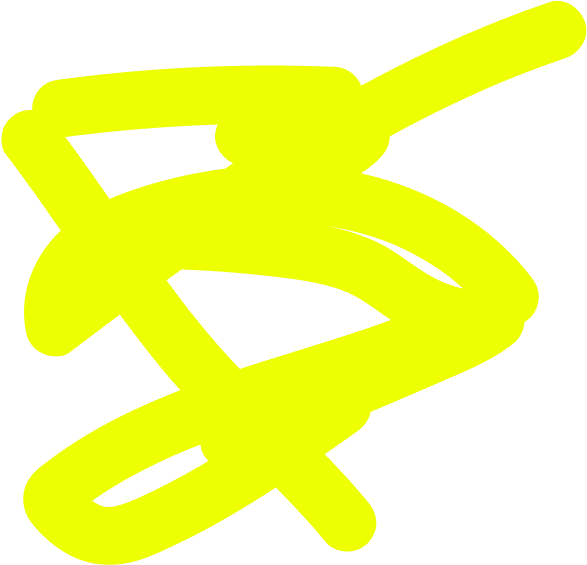 Yellow Scribble - Yellow (618x618), Png Download
