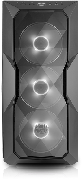Aesthetic Diamond Cut Design - Cooler Master Td500l (563x596), Png Download