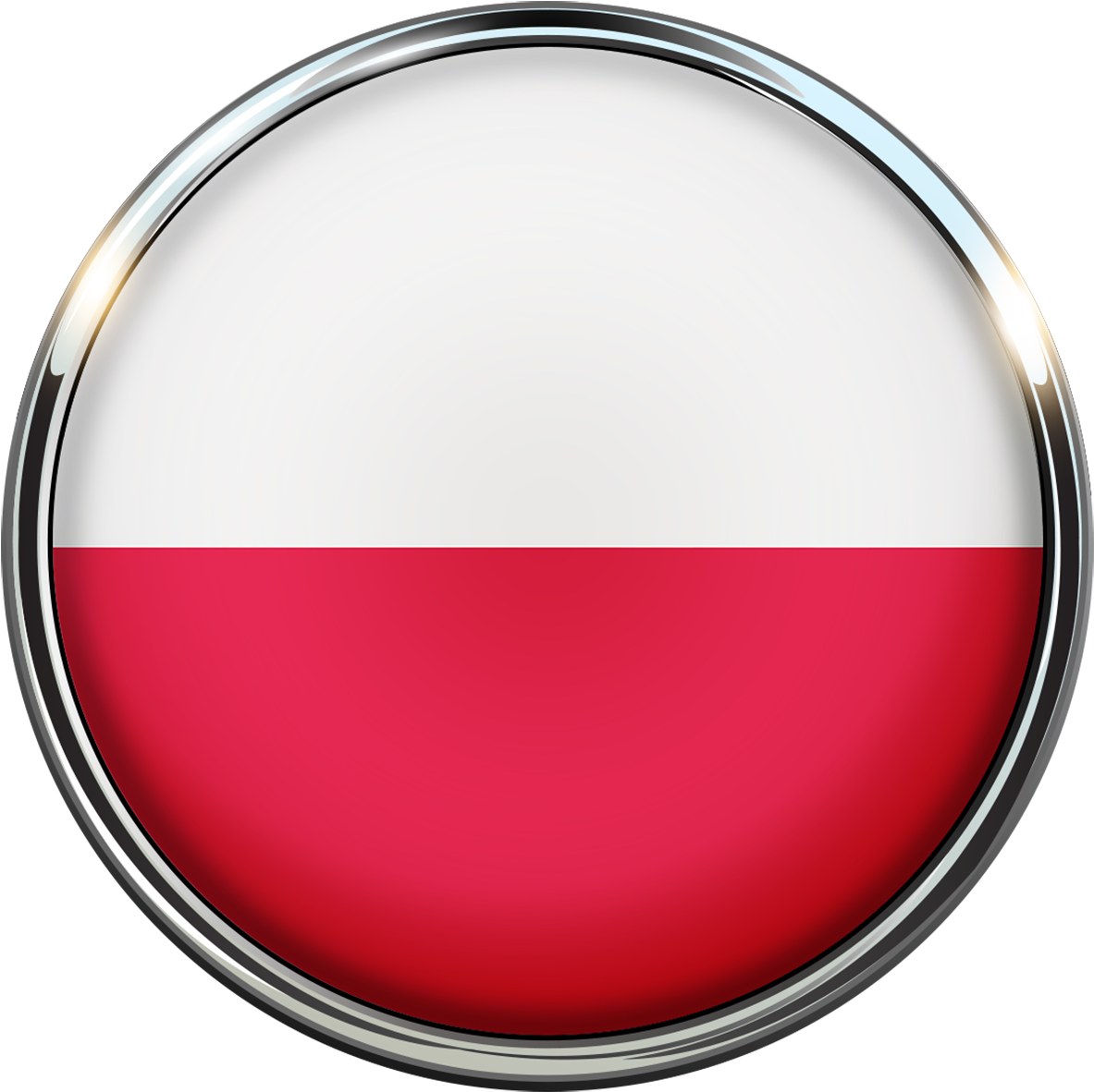 Poland Flag Circle Wallpaper 1524616 - Circle (1920x1920), Png Download