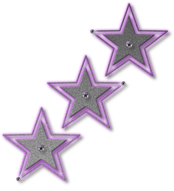 Stars ‿✿⁀°••○ Star - Ay Yildizli Kenar Susleri (722x800), Png Download