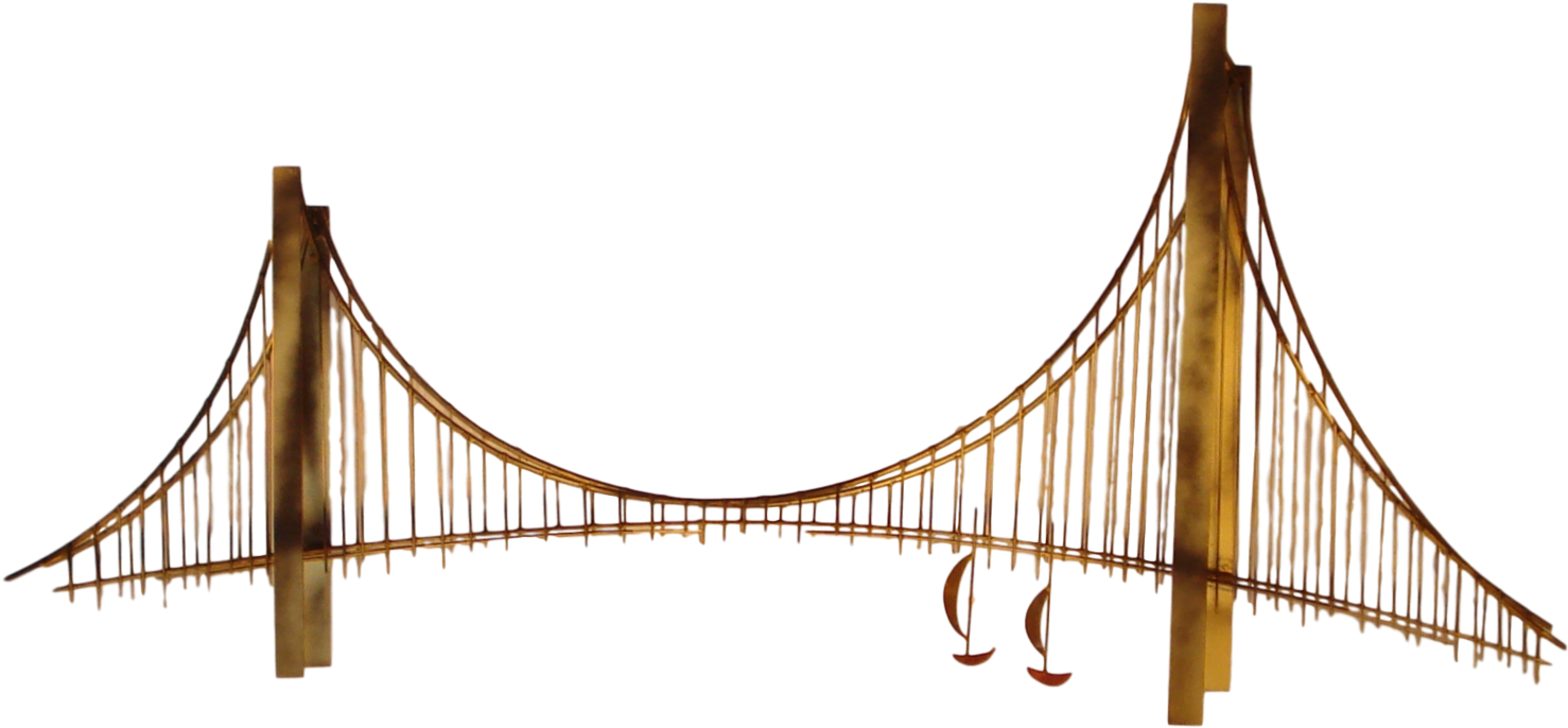 Suspension Bridge Is Based On The Goldengate Bridge - Self-anchored Suspension Bridge (2048x1247), Png Download
