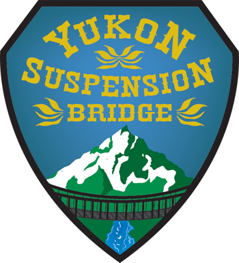 Yukon Suspension Bridge Logo (350x385), Png Download