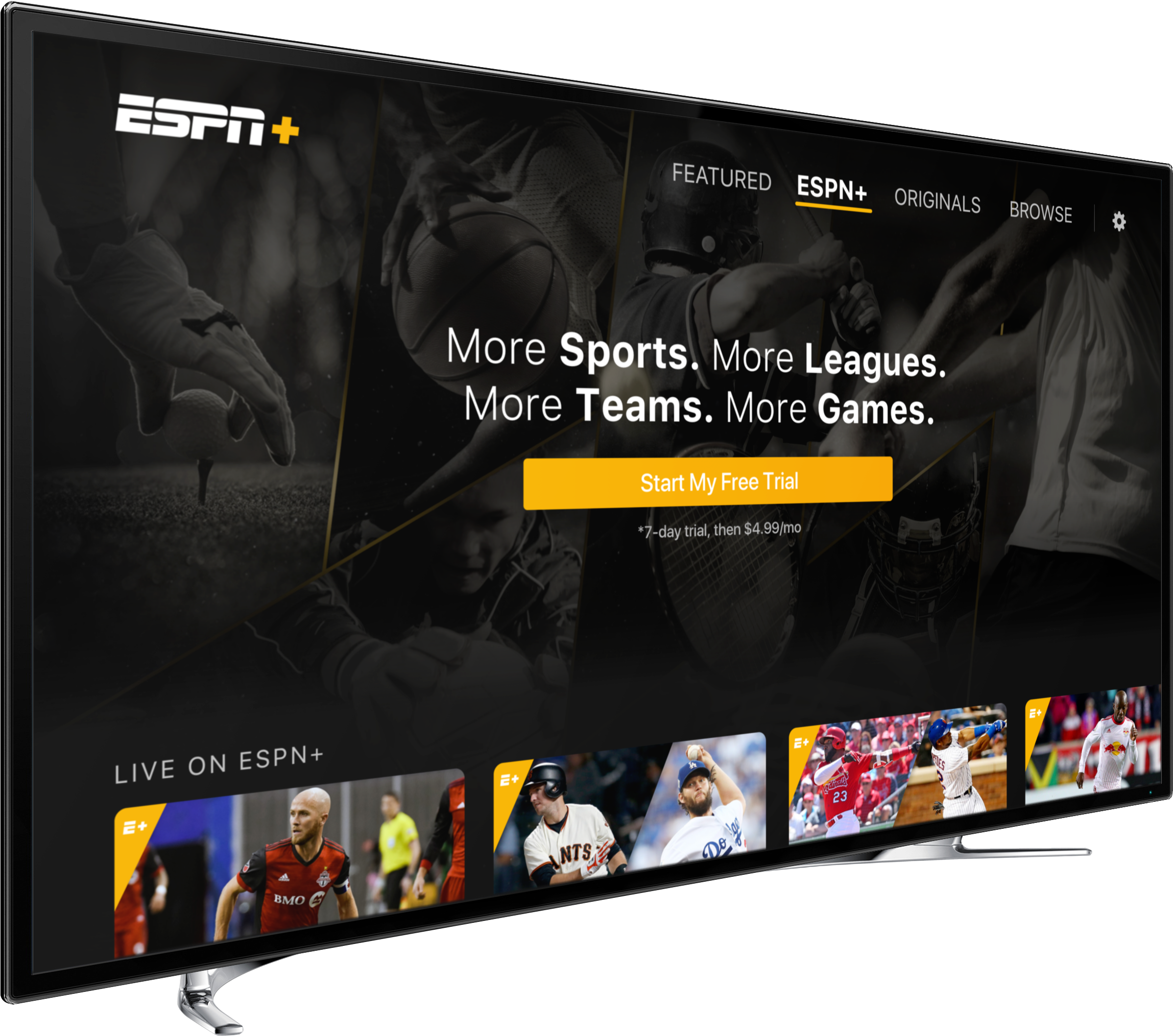 Espn Will Run $4 - Espn Inc. (3300x2475), Png Download