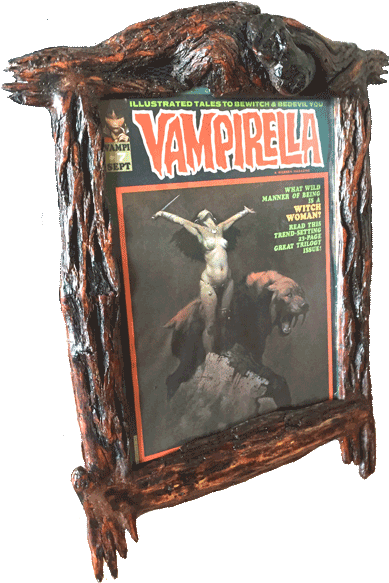 Custom Gothic Frame Mesquite Wicked - Vampirella (400x593), Png Download