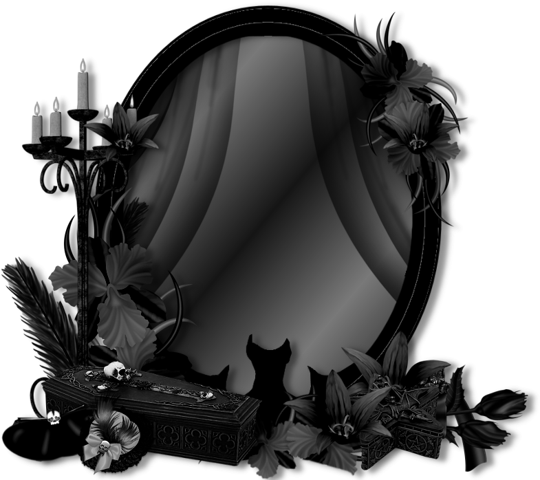 Vintage Borders Book Of Shadows Gothic Goth Subculture - Gothic Frame Png (800x800), Png Download