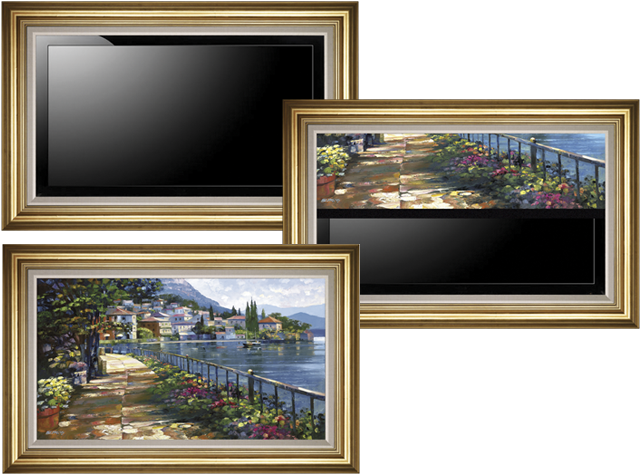 Going, Going, Tv Gone - Clever Way To Hide Tv (701x500), Png Download
