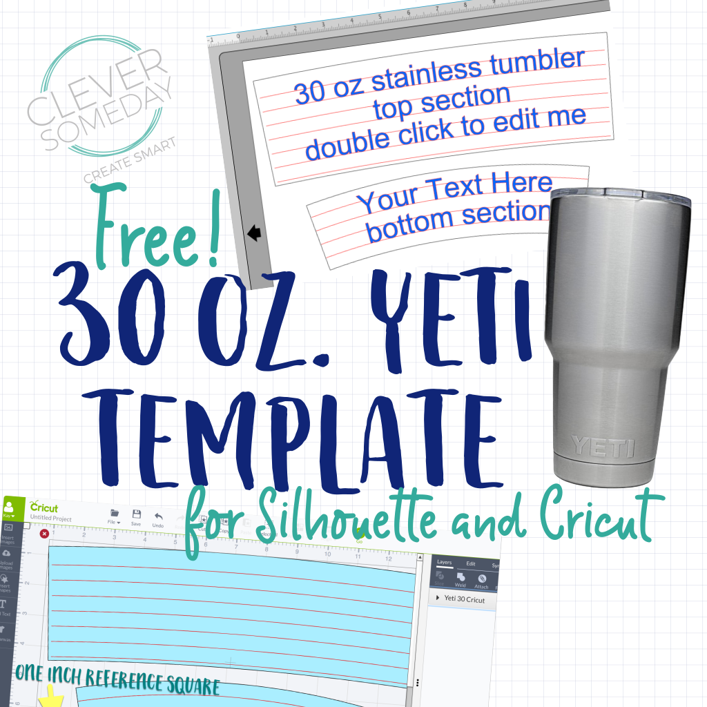 If You Are On Board The Yeti® Rambler™ Craze, I Have - 30 Oz Tumbler Template (1024x1024), Png Download