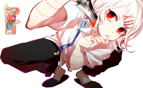 Tokyo Ghoul, Anime, And Juuzou Image - Juuzou Tokyo Ghoul Fan Art (500x309), Png Download
