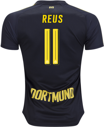 Larger Image - Borussia Dortmund Away Kit (550x550), Png Download
