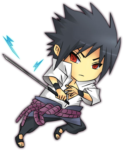 Sasuke Madara Escolha Seu Jogador - Naruto Vs Sasuke Chibi (471x557), Png Download