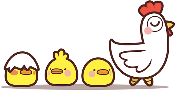 With Cute Yam-yam Sticker Pack - Transparent Cute Sticker Png (600x319), Png Download