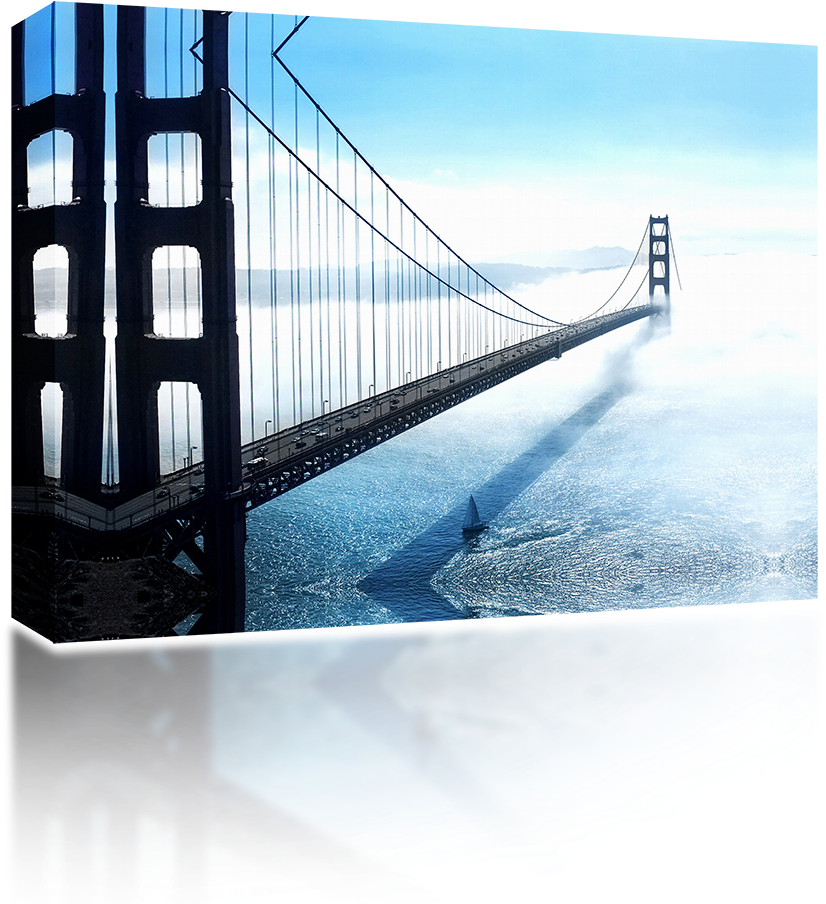 Fog Suspension - Bridge In The Cloud (1024x1024), Png Download