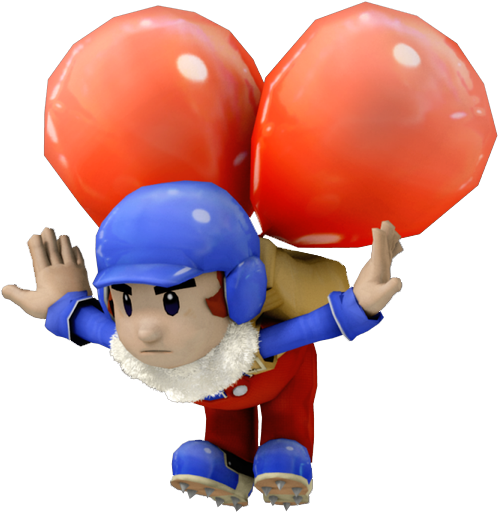 Balloon Fighter - Super Smash Bros Balloon Fighter (600x600), Png Download