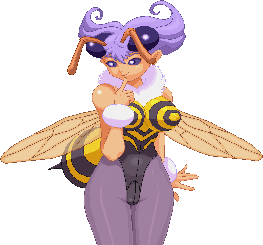 Why Did Hsien-ko Get In Over The Other Darkstalkers - Q Bee Darkstalkers 3 (514x480), Png Download
