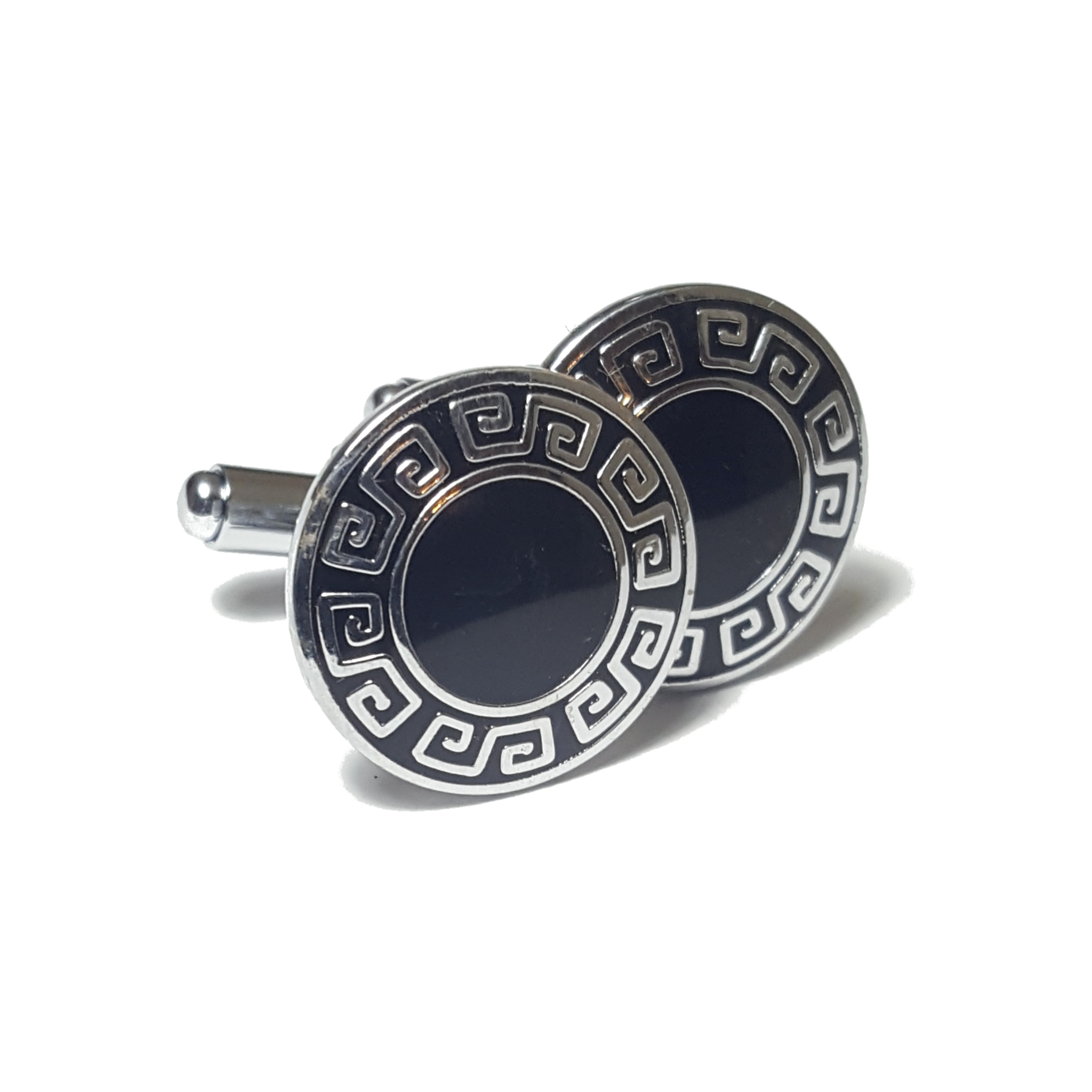 Greek Key Cuff Links - Buckle (2048x2048), Png Download