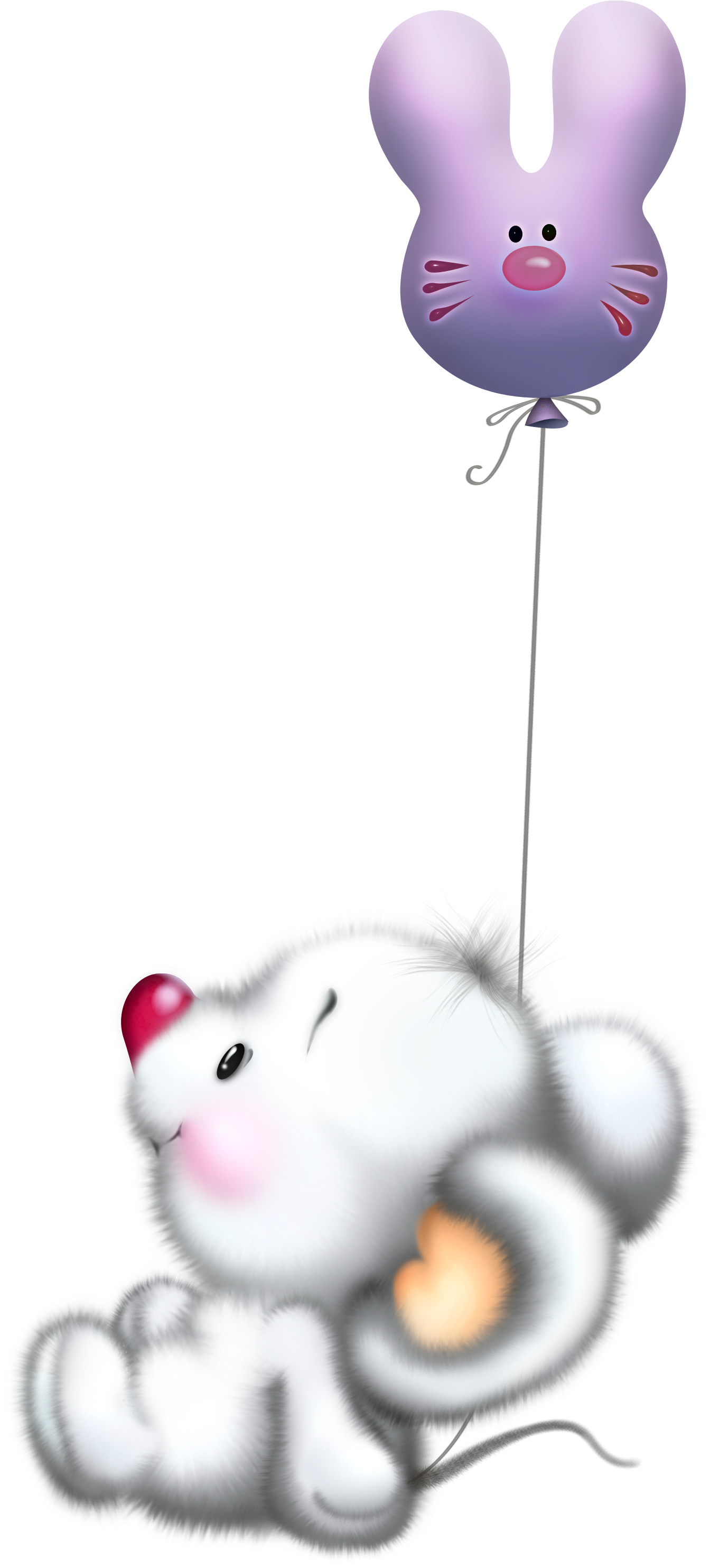 Mice Clipart Kawaii - Cute Mouse Cartoon (1403x3026), Png Download