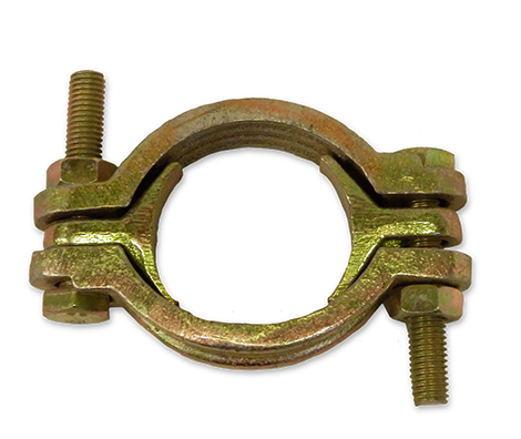 Hose Clamps - Double Bolt Hose Clamp (469x416), Png Download