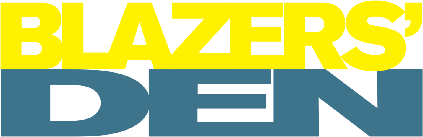 Blazers' Den (1500x542), Png Download