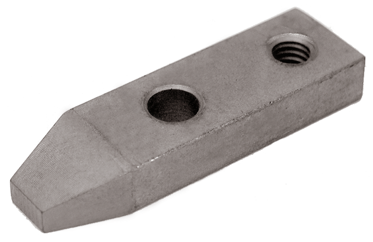 Mini Size Stainless Steel Version Of Our Tapped Heel - Steel (990x990), Png Download