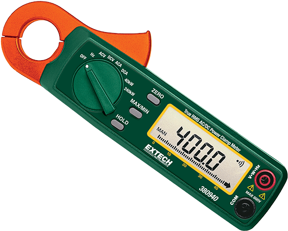 Extech - Ac Dc Clamp Multimeter (638x500), Png Download