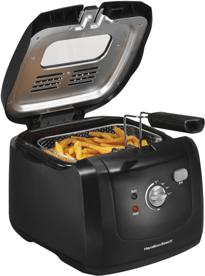 Free Png Electric Deep Fryer Png Images Transparent - Hamilton Beach Cool-touch Deep Fryer (480x592), Png Download