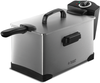 Russell Hobbs Eu Cook@home Deep Fryer 19770-56 - Russell Hobbs Deep Fryer (348x410), Png Download
