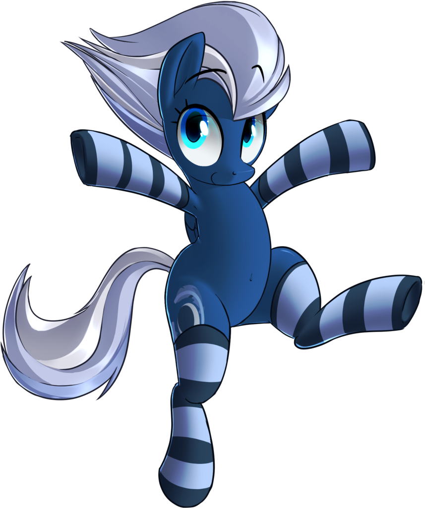 For My Good Friend Manaphy - Mlp Night Glider (877x1024), Png Download