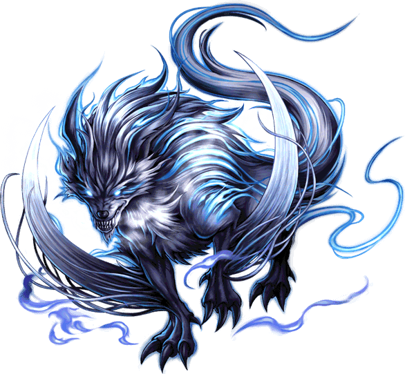Ffbe Fenrir (586x542), Png Download