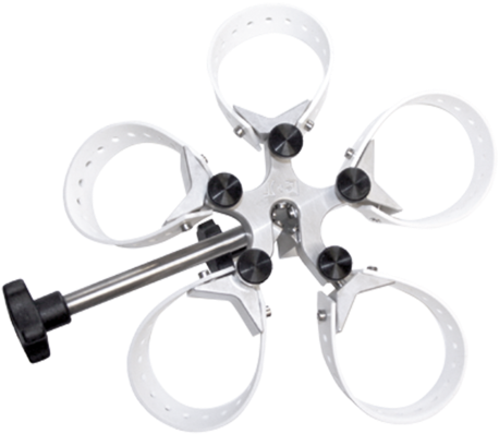 5-way Clamp - Clamp (5-way) Silicone Strap And Handle (510x510), Png Download