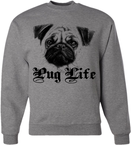 Pug Life (480x480), Png Download