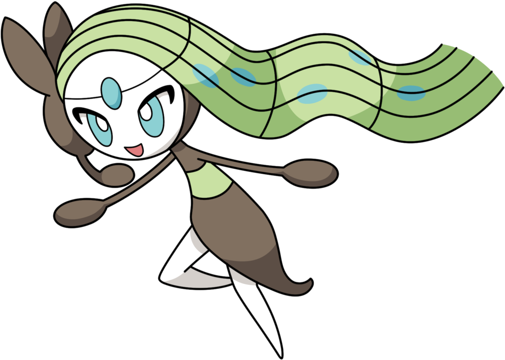 18 Jan - Meloetta Pokemon (1032x774), Png Download