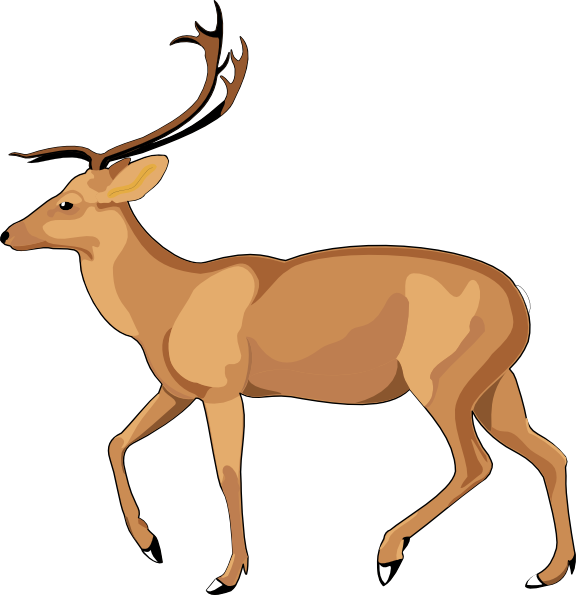 Free Deer Clip Art - Debden Park High School (576x595), Png Download