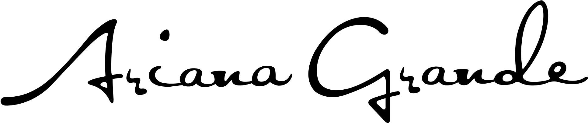 Open - Ariana Grande Logo Dangerous Woman (2000x477), Png Download