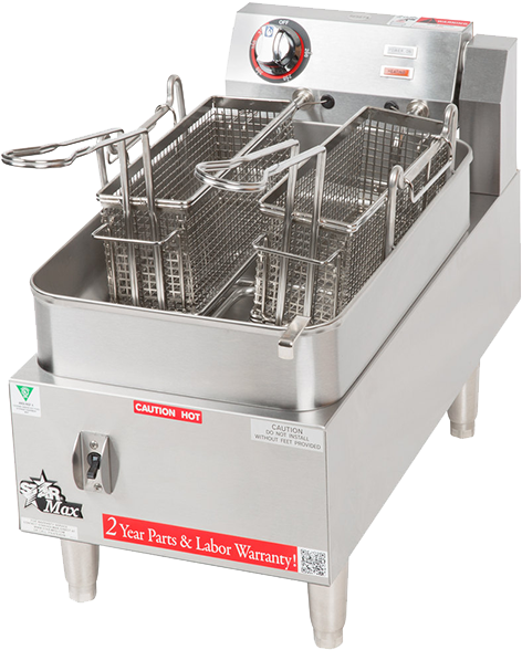 Star 515f Fryer, Electric, Countertop, Full Pot - Star Max 515f 15 Lb. Commercial Countertop Deep Fryer (600x600), Png Download