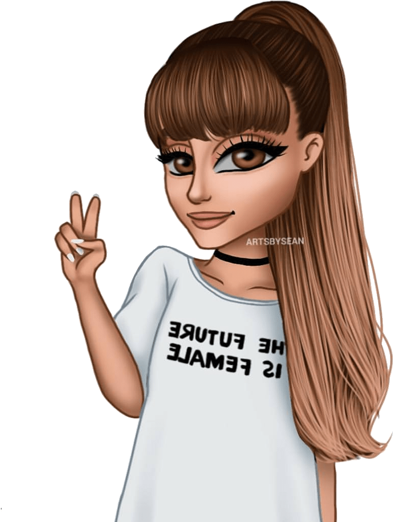 Cabello Ariana Grande Png (981x1033), Png Download