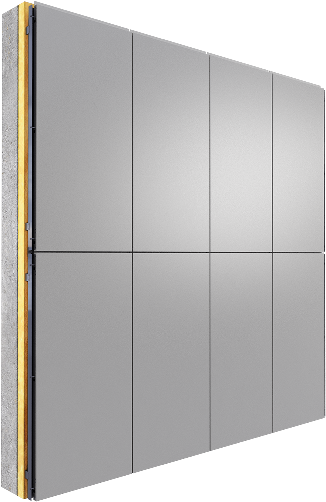 Alucobond Hooked On Bolts Suspendend Tray Panels - Alucobond Panels Texture (1000x1000), Png Download