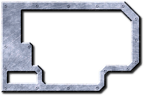 For This Frame I Used Some Scratched Metal Texture, - Metal (500x338), Png Download