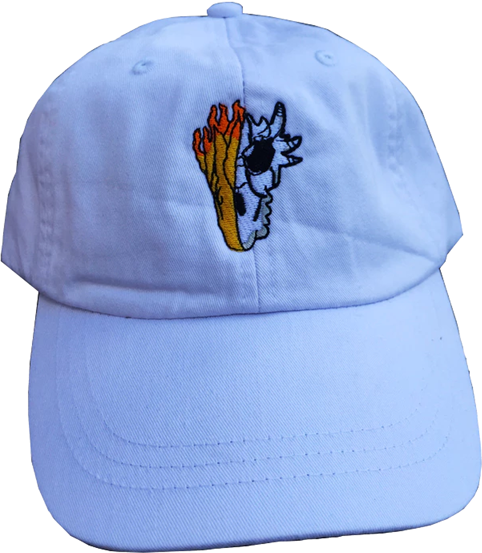 Image Of Burning Demonio Cap White - Baseball Cap (4288x2848), Png Download